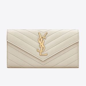 YSL Blanc Vintage Color Wallet✨